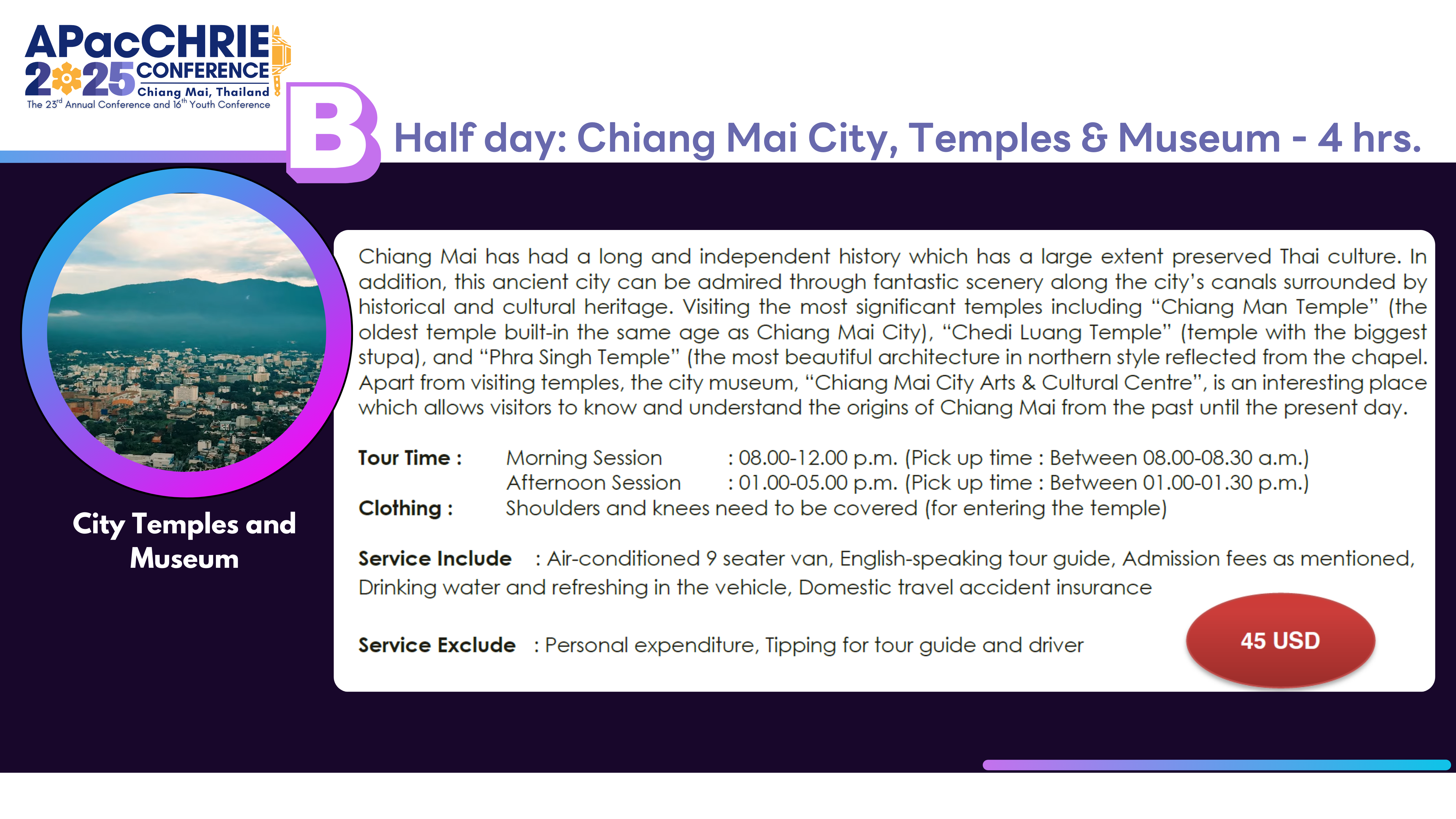 Chiang Mai City, Temples & Museum